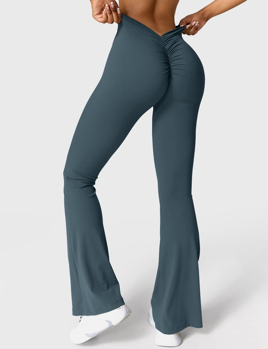 Heidi-Mode | Ausgestellte Leggings mit V-Ausschnitt