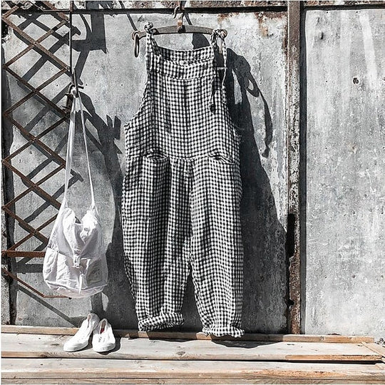 Heidi-Mode | Zeitloser Jumpsuit Retro Stil mit Schwankender Silhouette