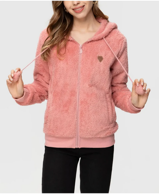 Heidi-Mode | Jacke Mit Kapuze Und Reißverschluss, Fleece-Weste Damen