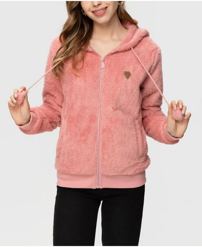 Heidi-Mode | Jacke Mit Kapuze Und Reißverschluss, Fleece-Weste Damen