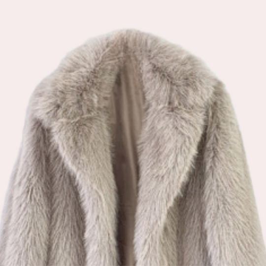 Heidi-Mode | Gariela Bequemer Langer Teddy-Mantel