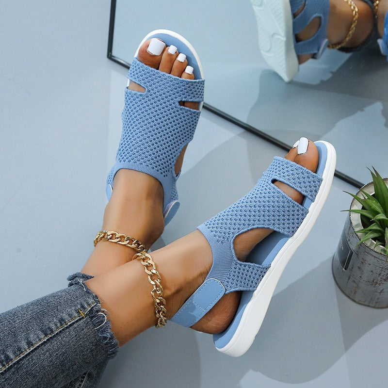 Weiche orthopädische Sommersandalen für Damen