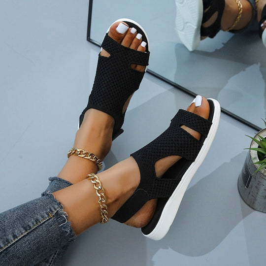 Weiche orthopädische Sommersandalen für Damen