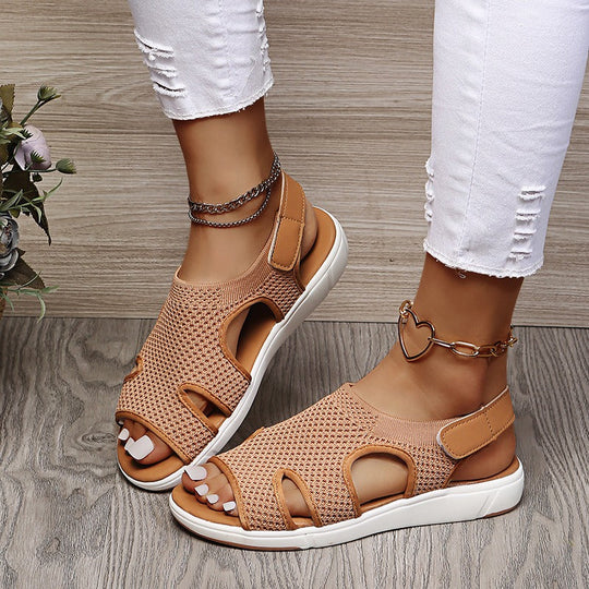 Weiche orthopädische Sommersandalen für Damen