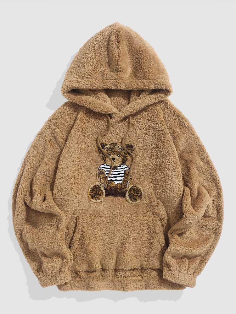 Heidi-Mode - Lässiger Winter Flauschiger Teddy Hoodie für Männer