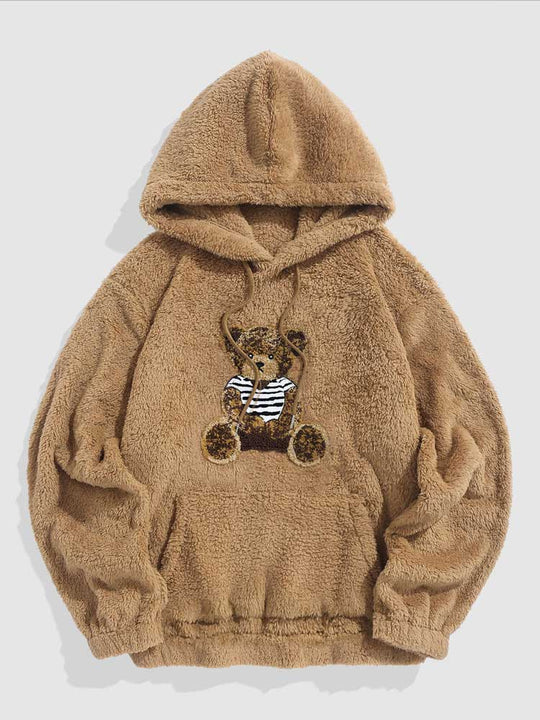 Heidi-Mode - Lässiger Winter Flauschiger Teddy Hoodie für Männer