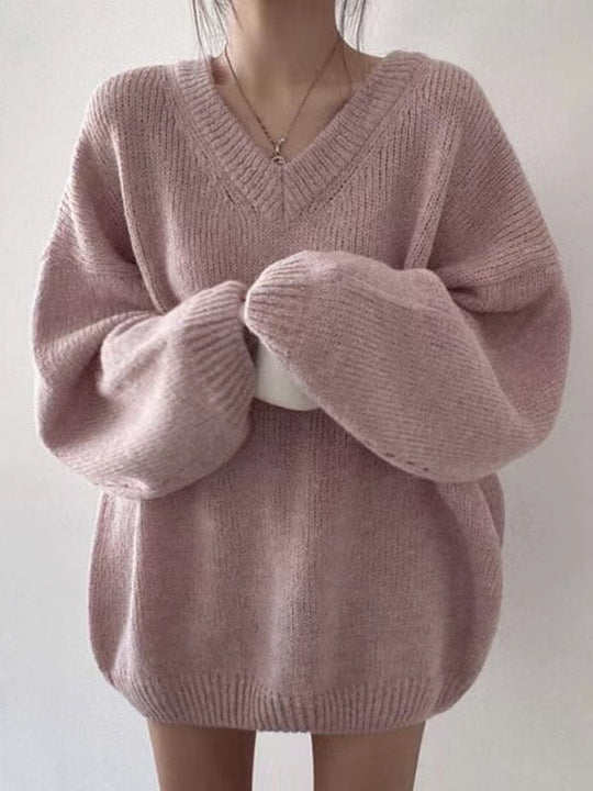 Heidi | Gestrickter Pullover mit V-Ausschnitt für Sie : Comfortable 2024