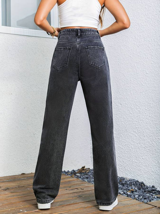 Myra | Modische Damen Straight Jeans