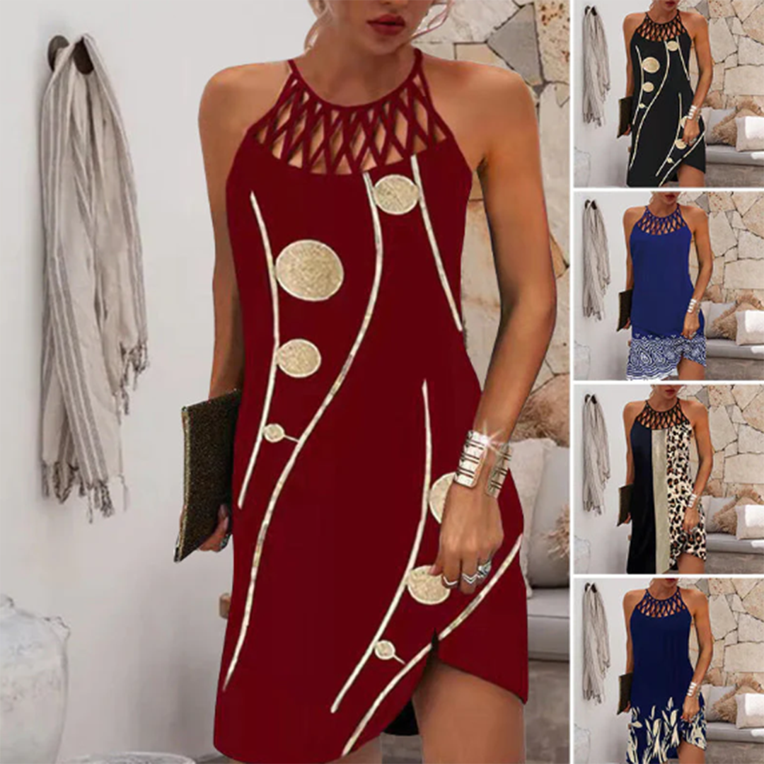 Lillian | Hohles Boho-Minikleid