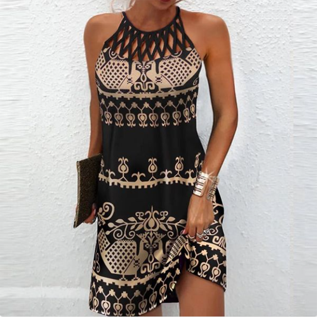 Lillian | Hohles Boho-Minikleid