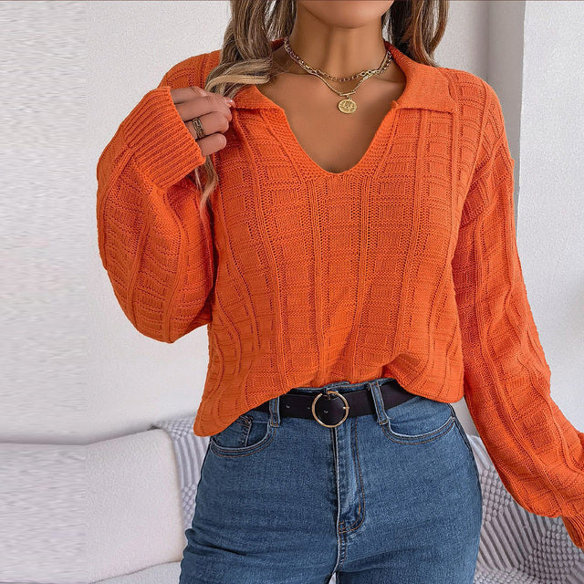 Serenella | Strickpullover mit langen Ärmeln