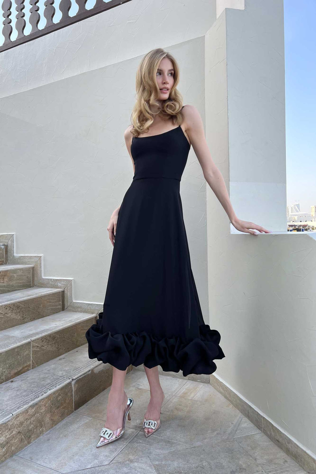 Kensley | Midikleid mit Volants