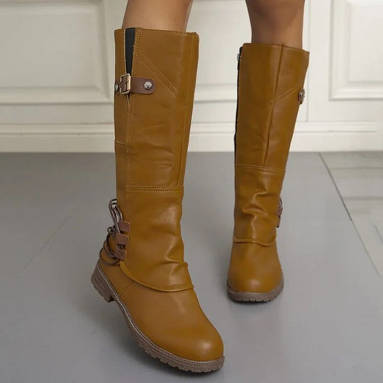 Lily | Kniehohe Lederstiefel