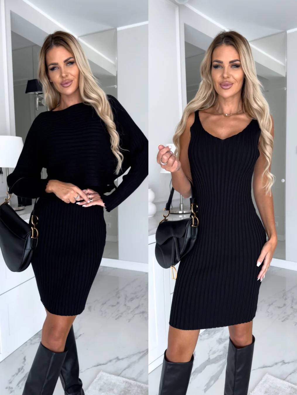 Leia | Ärmelloses Kleid & Gratis Pullover