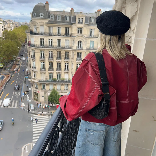 Lovely | Übergroße Lederjacke