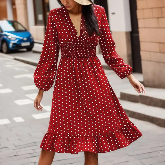 Daphne | Vintage Polka Dot Kleid