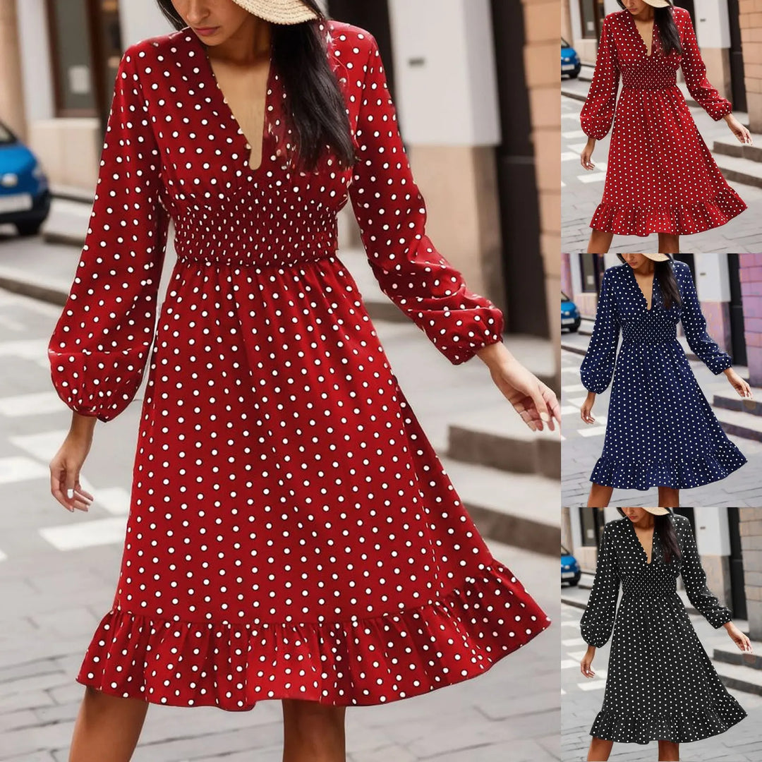 Daphne | Vintage Polka Dot Kleid