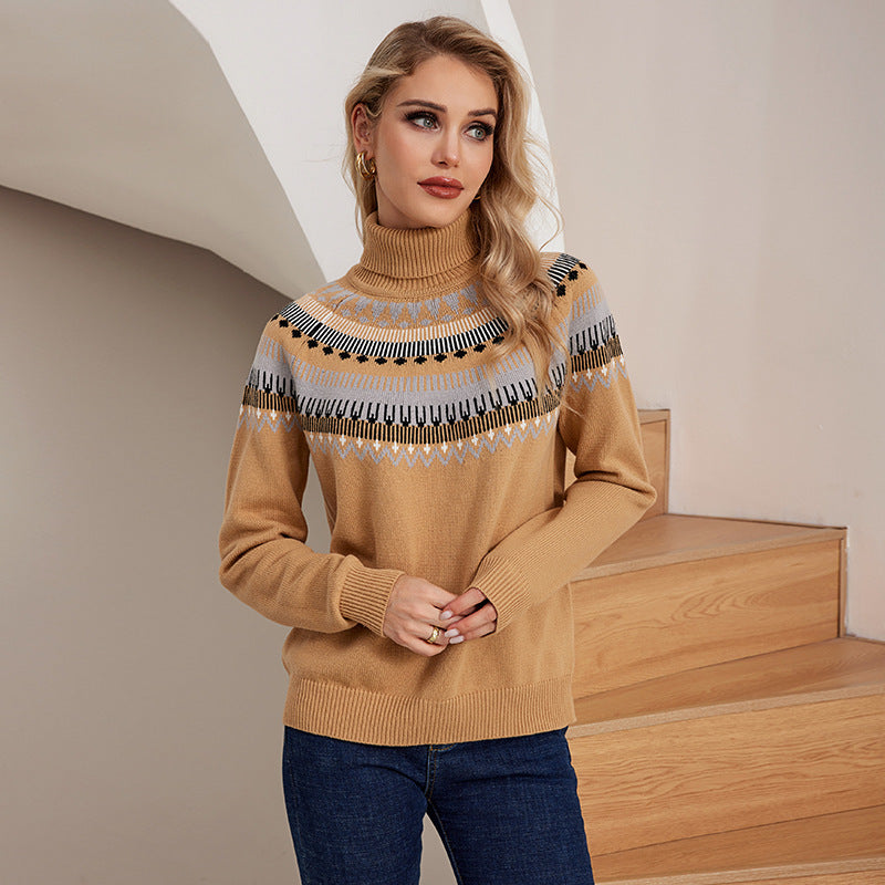 Maaike | Rollkragen-Strickpullover