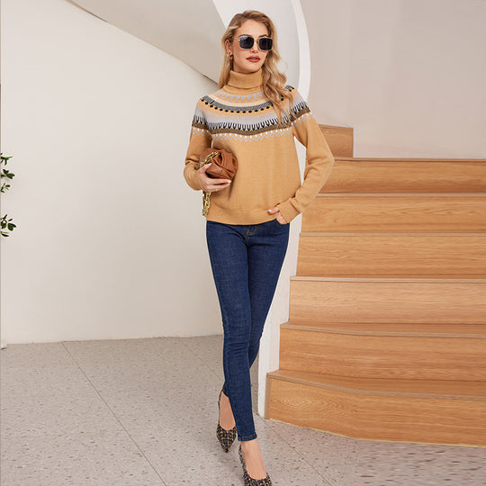 Maaike | Rollkragen-Strickpullover