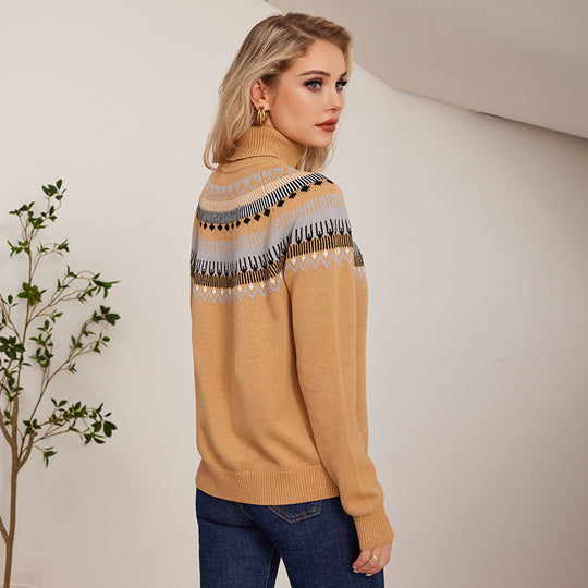 Maaike | Rollkragen-Strickpullover