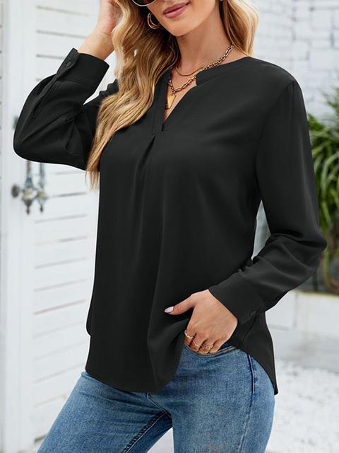 Audrina | Lässige Bluse mit Faltenwurf