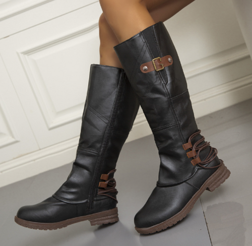 Lily | Kniehohe Lederstiefel