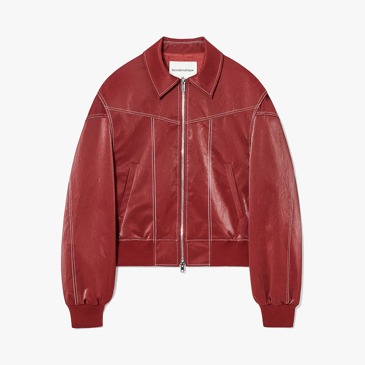 Lovely | Übergroße Lederjacke